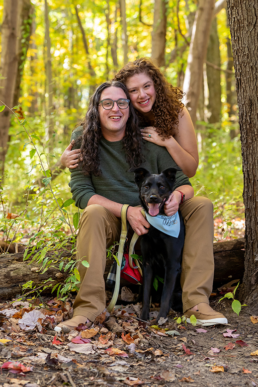 Myself, my partner Cristina, and our dog JoJo